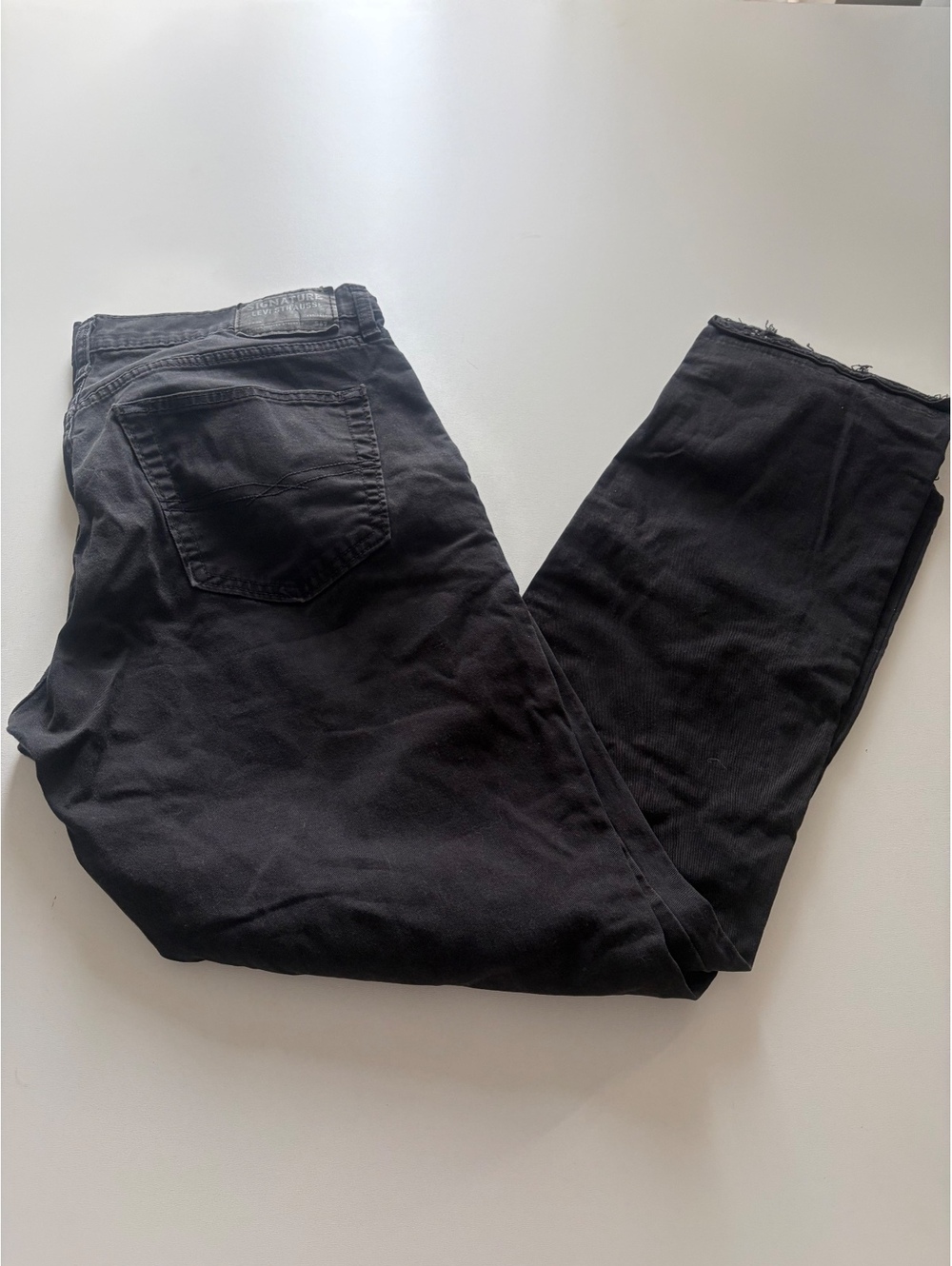 Signature Levi Strauss & Co. Men's Black Jeans 567 Style
